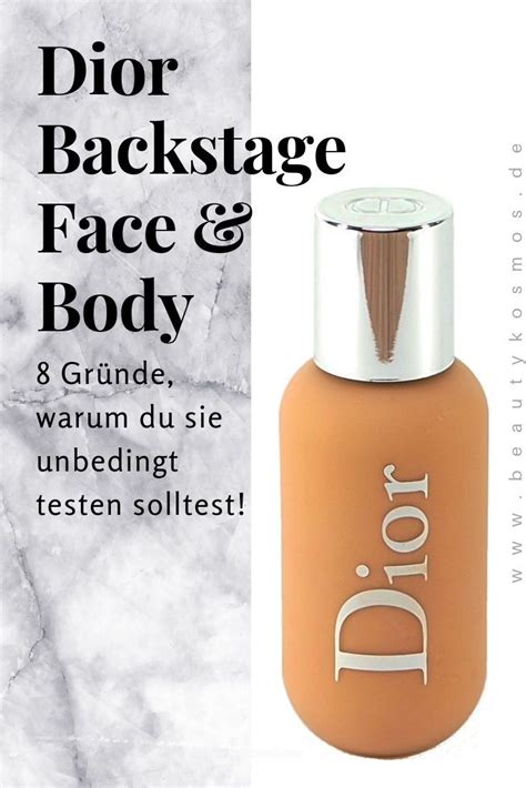 dior backstage foundation erfahrungen